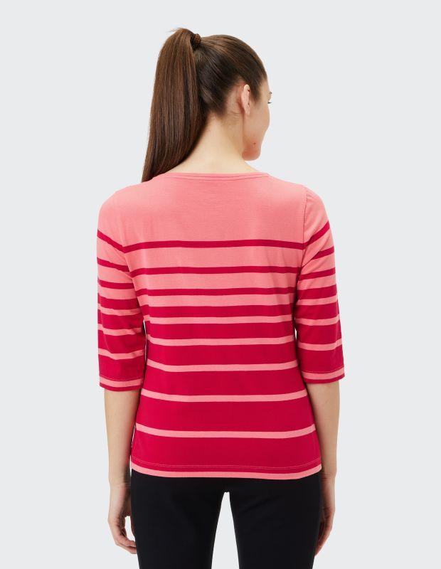 Joy Sportswear 3/4-Arm-Shirt LISA Shirt Mit Zweifarbigem Ringeldesign