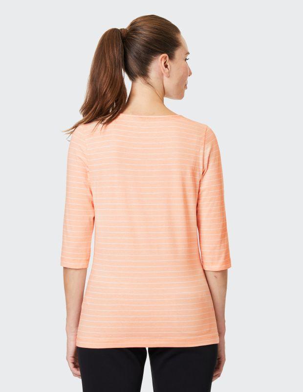 Joy Sportswear 3/4-Arm Shirt LOTTE 3/4-Arm Shirt Mit Modernem Ringel-Design