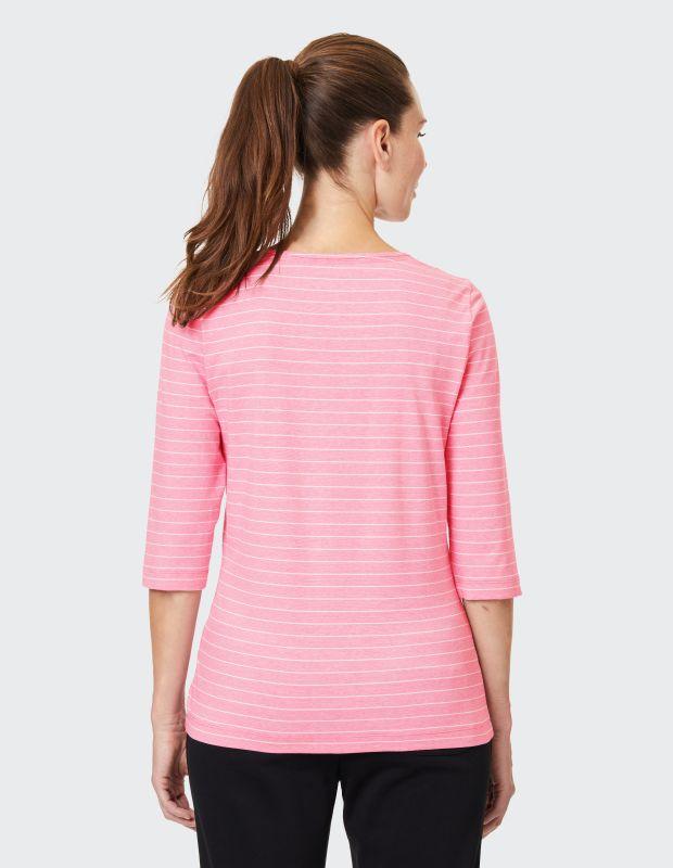 Joy Sportswear 3/4-Arm Shirt LOTTE 3/4-Arm Shirt Mit Modernem Ringel-Design