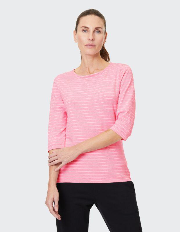 Joy Sportswear 3/4-Arm Shirt LOTTE 3/4-Arm Shirt mit modernem Ringel-Design