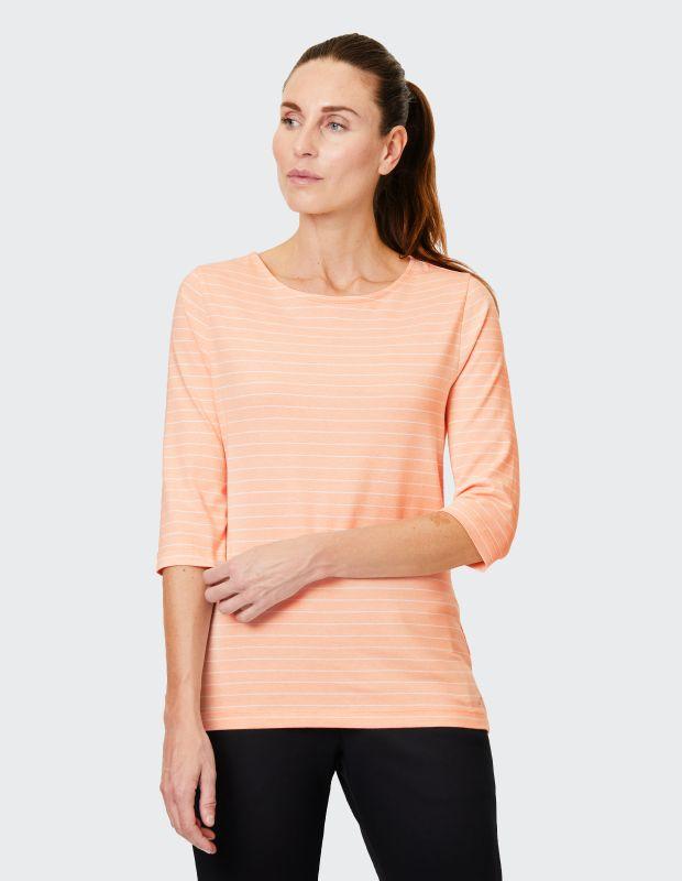 Joy Sportswear 3/4-Arm Shirt LOTTE 3/4-Arm Shirt mit modernem Ringel-Design