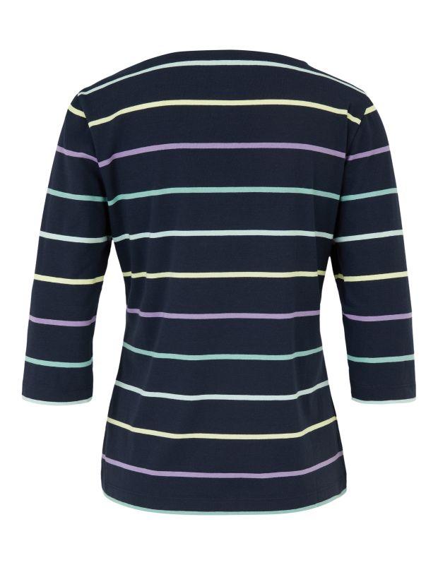 Joy Sportswear 3/4-Arm-Shirt VIOLETTA Buntes Ringelshirt