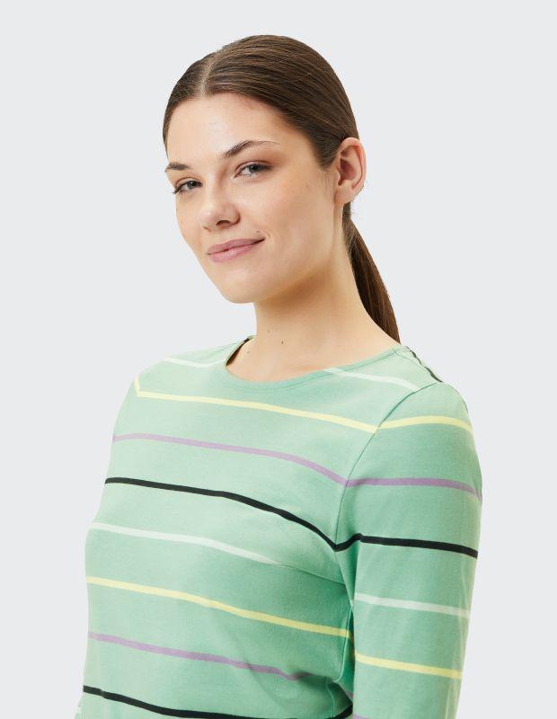 Joy Sportswear 3/4-Arm-Shirt VIOLETTA Buntes Ringelshirt