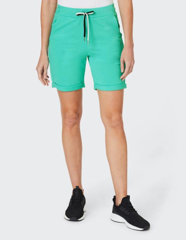 Joy Sportswear Bermuda CARRIE Lässige Sweatbermuda mit umgeschlagenem Saum