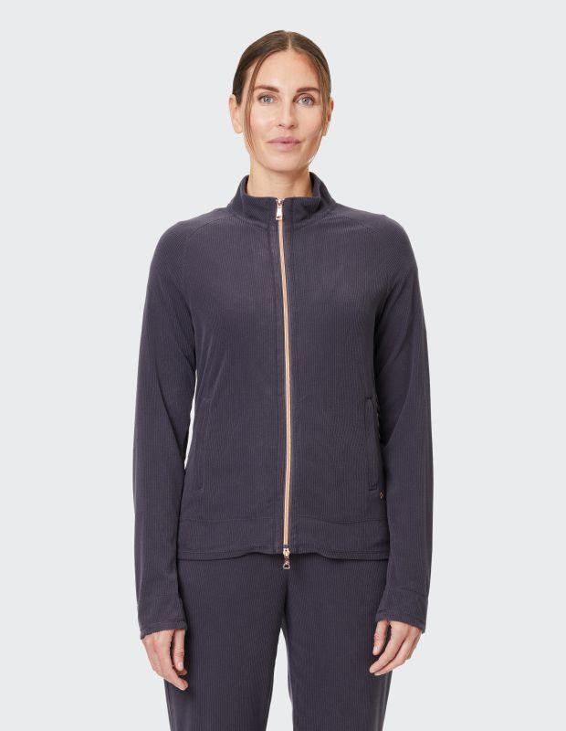 Joy Sportswear Fleecejacke JOSY Feminine Fleecejacke aus Rippfleece