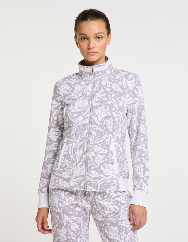 Joy Sportswear Jacke NEDA Gemütliche Sweatjacke mit Allover-Print