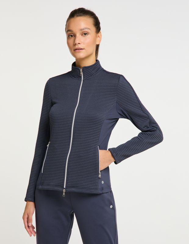 Joy Sportswear Jacke SANJA Sportive Jacke aus Struktur-Jersey