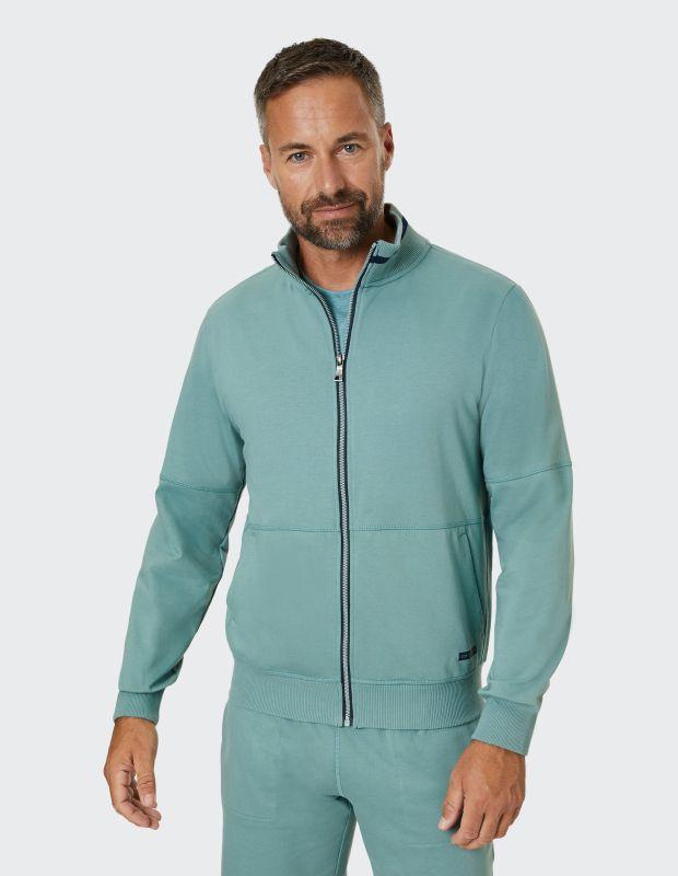 Joy Sportswear Jacke SVEN Sweatjacke mit Kontraststreifen im Kragen