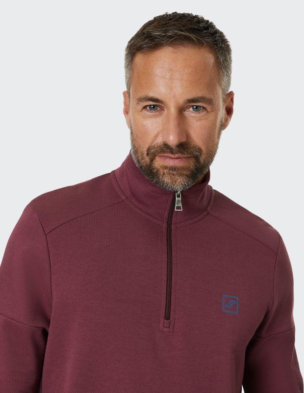 Joy Sportswear Troyer ARMIN Troyer Mit Strukturmix