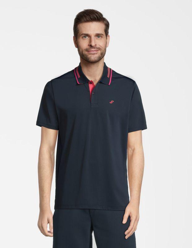Joy Sportswear POLOSHIRT G-Style Poloshirt mit platzierten Jacquard im Rückteil