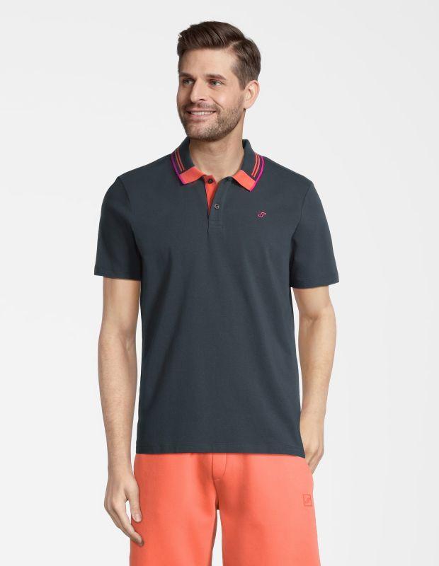Joy Sportswear POLOSHIRT JERSEY G-Style Poloshirt mit 3-farbigen Kragen