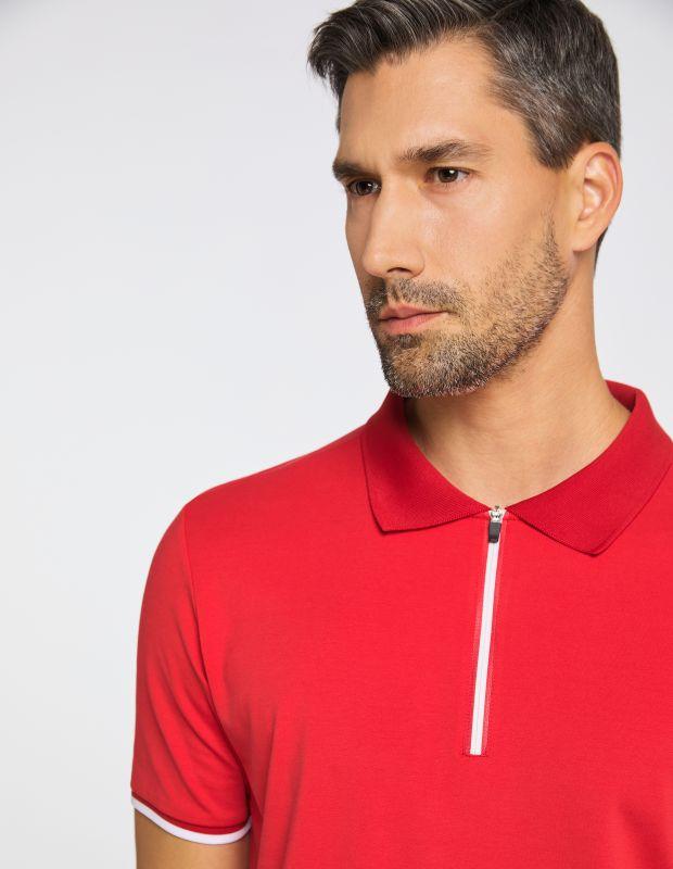 Joy Sportswear Poloshirt MIO Poloshirt Mit Kontraststreifen