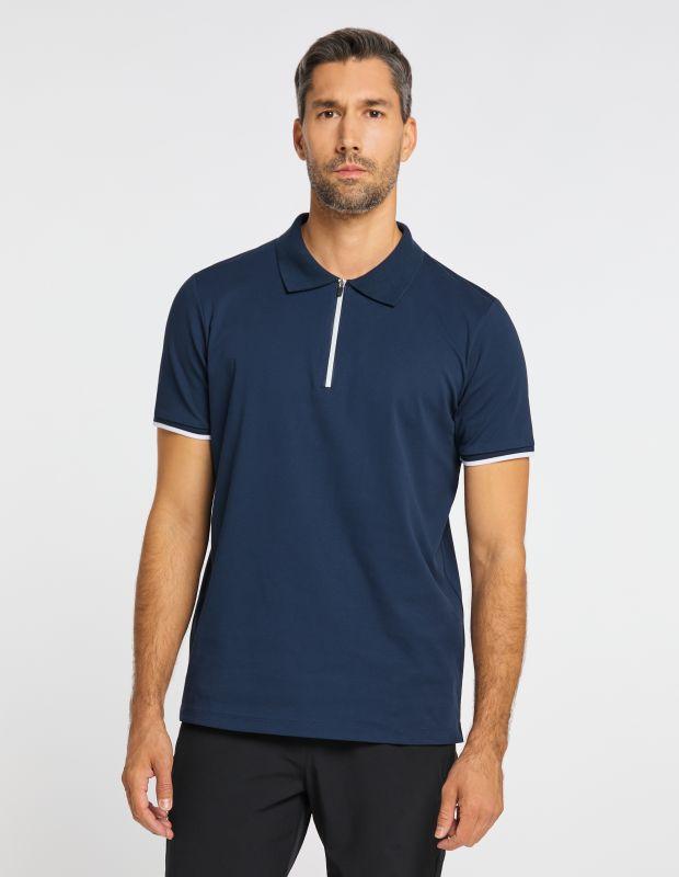 Joy Sportswear Poloshirt MIO Poloshirt mit Kontraststreifen