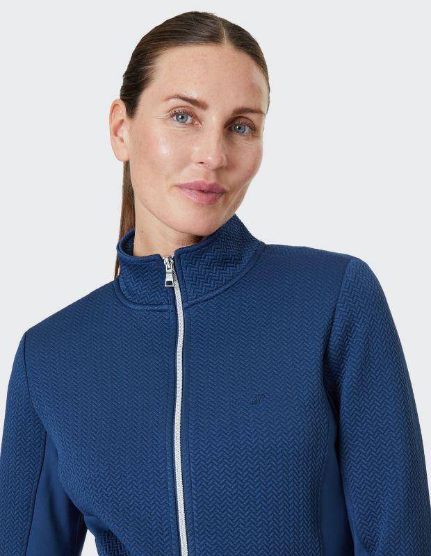 Joy Sportswear Sportjacke WIEBKE Sportive Jacke Mit Zick-Zack-Struktur
