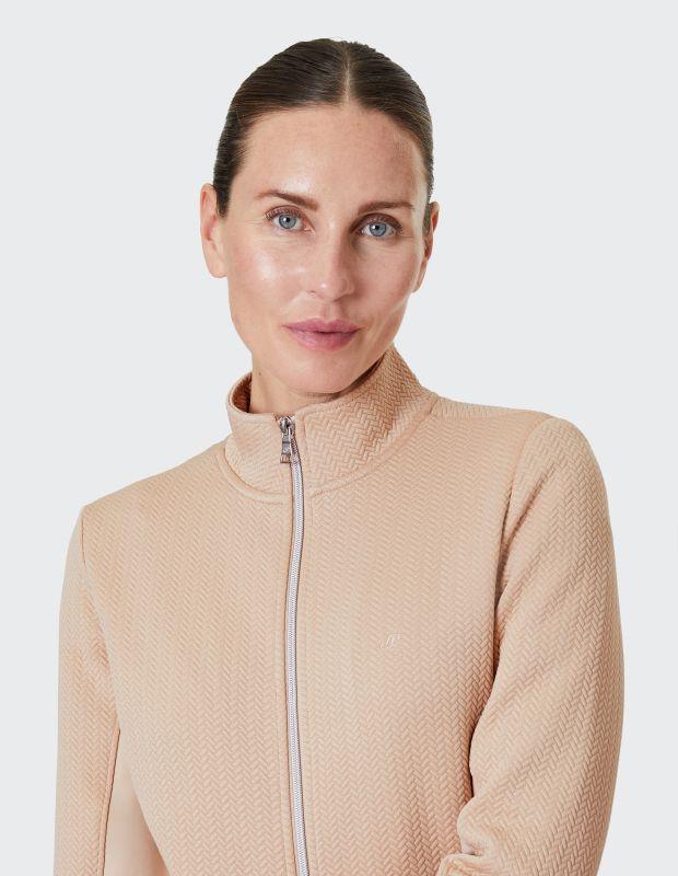 Joy Sportswear Sportjacke WIEBKE Sportive Jacke Mit Zick-Zack-Struktur