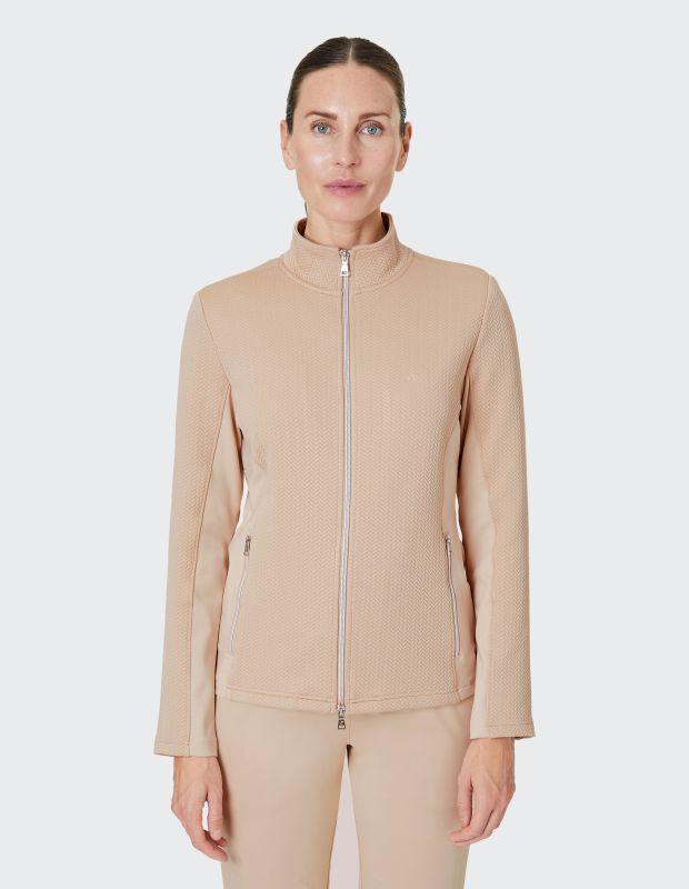 Joy Sportswear Sportjacke WIEBKE Sportive Jacke mit Zick-Zack-Struktur