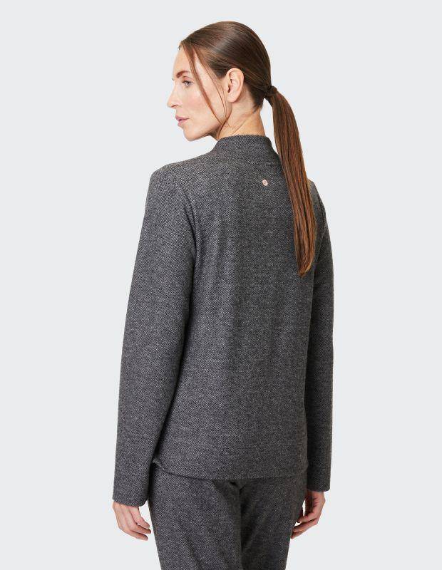 Joy Sportswear Sweatshirt GLORIA Sweatshirt Aus Softem Jacquardstrick