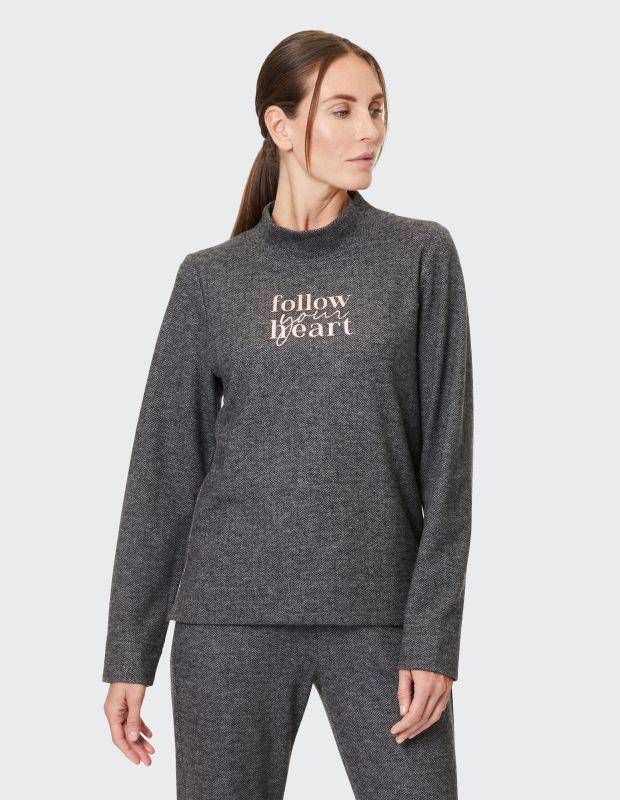 Joy Sportswear Sweatshirt GLORIA Sweatshirt aus softem Jacquardstrick Joy Sportswear Sweatshirt GLORIA Sweatshirt aus softem Jacquardstrick