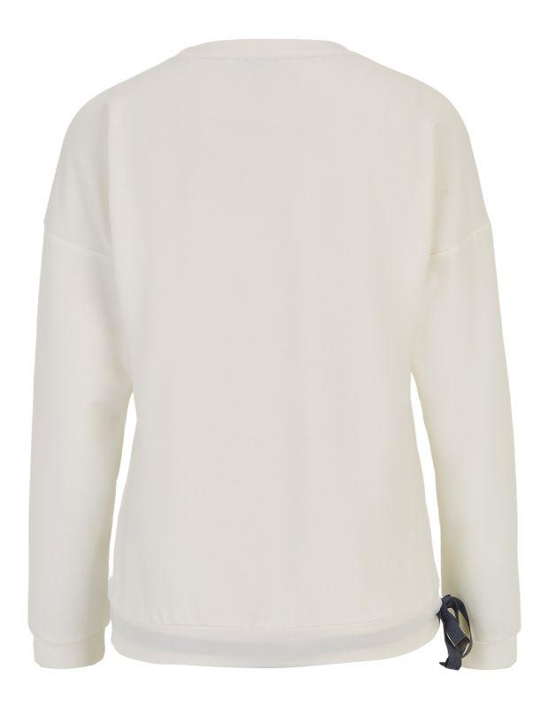 Joy Sportswear Sweatshirt RIKE Softes Sweatshirt Mit Glanz Paspel