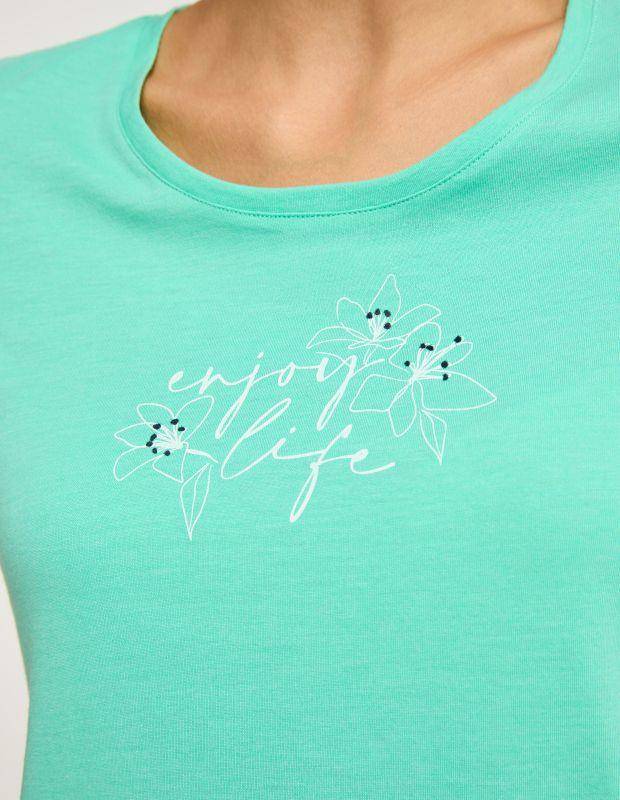 Joy Sportswear T-Shirt ANYA T-Shirt Mit Grafischem Blumendruck