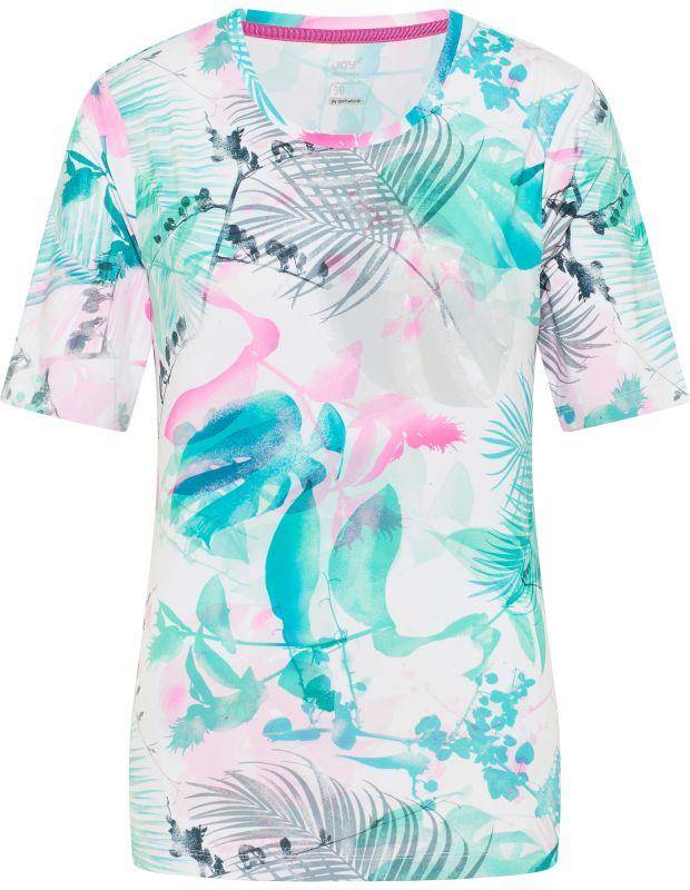 Joy Sportswear T-Shirt CLARA Rundhalsshirt Mit Tropischem Druckmotiv