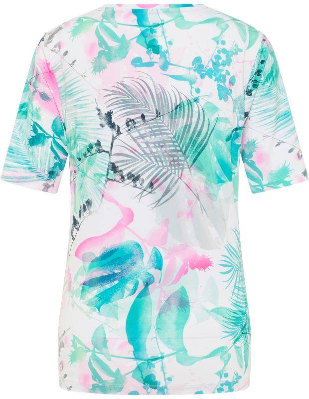Joy Sportswear T-Shirt CLARA Rundhalsshirt Mit Tropischem Druckmotiv