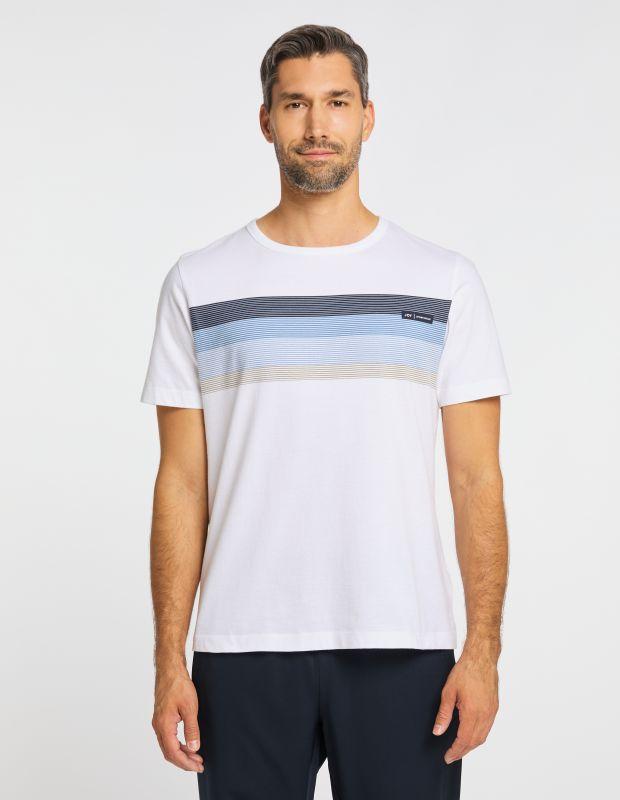 Joy Sportswear T-Shirt EIKE T-Shirt mit modernem Streifenprint