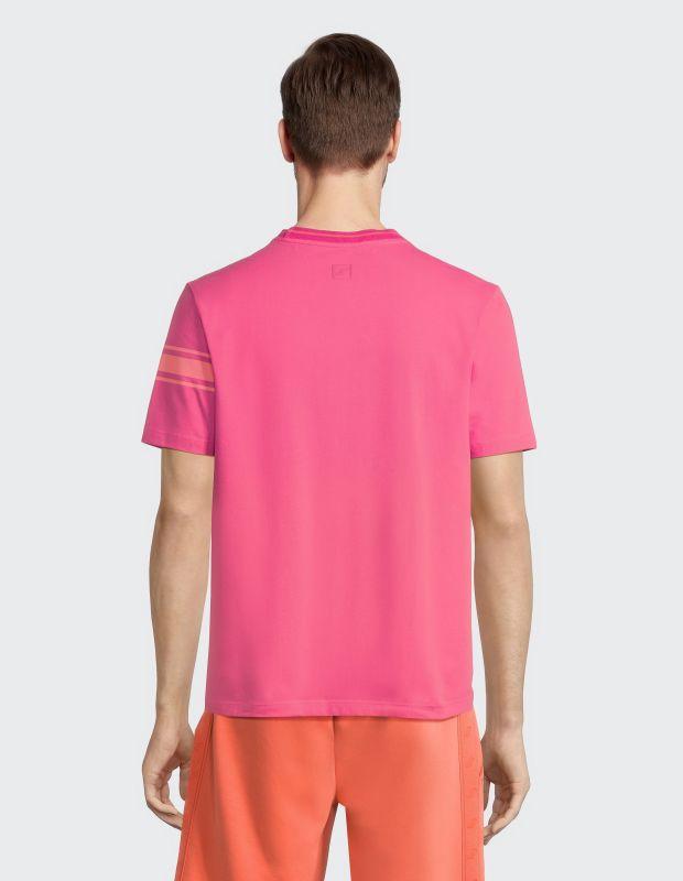 Joy Sportswear T-SHIRT JERSEY G-Style T-Shirt Mit Streifen- Und Label Print