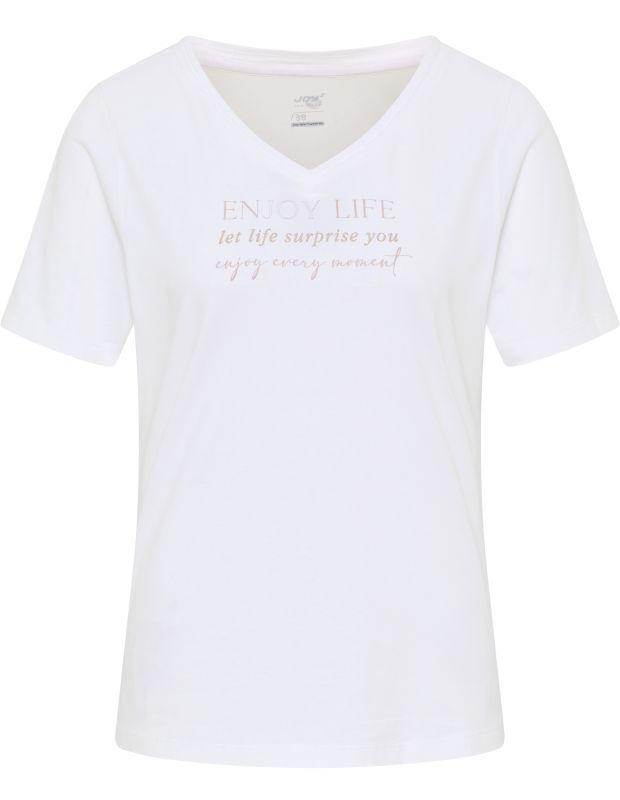 Joy Sportswear T-Shirt JIL Stilvolles T-Shirt Mit Abgerundetem Saum