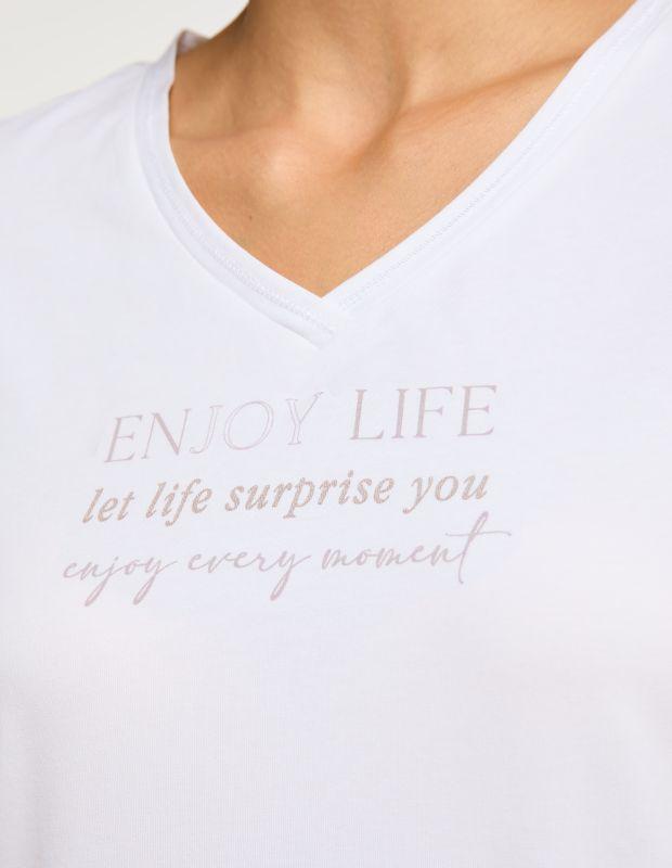 Joy Sportswear T-Shirt JIL Stilvolles T-Shirt Mit Abgerundetem Saum