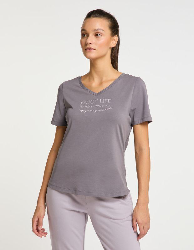 Joy Sportswear T-Shirt JIL Stilvolles T-Shirt mit abgerundetem Saum