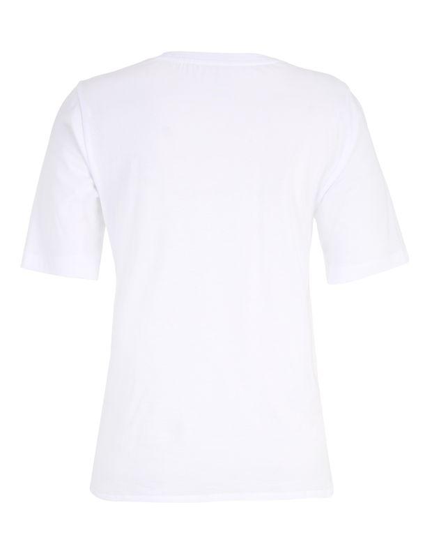 Joy Sportswear T-Shirt LUZIE Lockeres Shirt Mit Floralem Front-Print