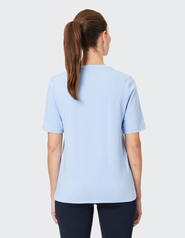 Joy Sportswear T-Shirt LUZIE Lockeres Shirt Mit Floralem Front-Print