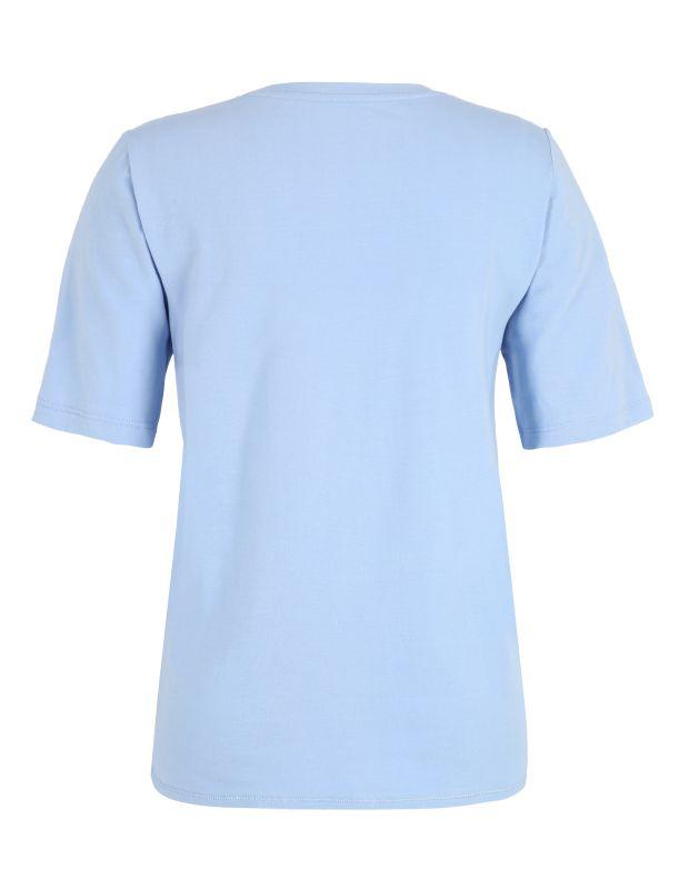 Joy Sportswear T-Shirt LUZIE Lockeres Shirt Mit Floralem Front-Print