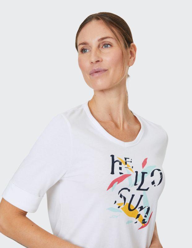 Joy Sportswear T-Shirt MARA T-Shirt Mit Grafischem Schriftdruck