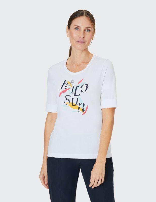 Joy Sportswear T-Shirt MARA T-Shirt mit grafischem Schriftdruck