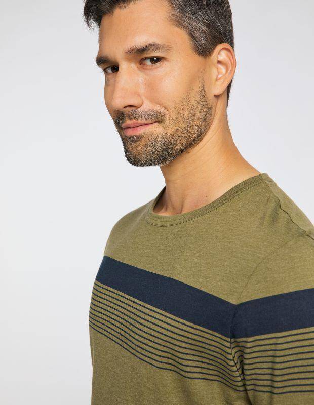 Joy Sportswear T-Shirt MATTIA T-Shirt Mit Moderner Streifengrafik