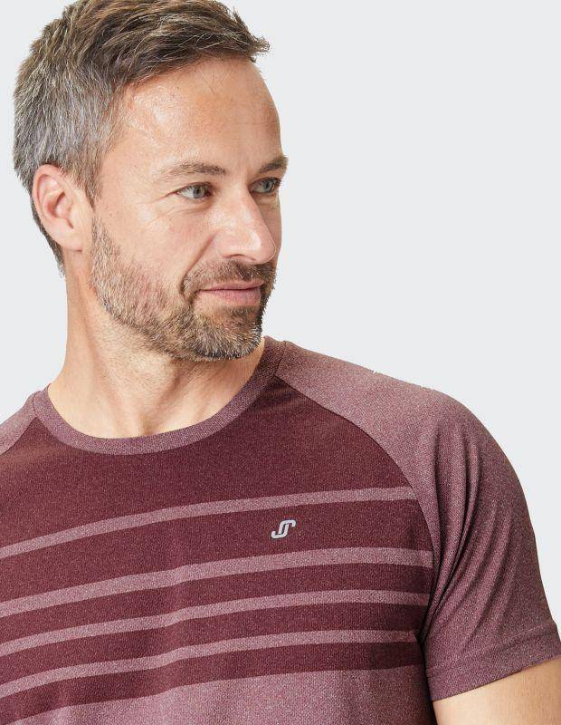 Joy Sportswear T-Shirt TINO Sportives Shirt Mit Streifenprint