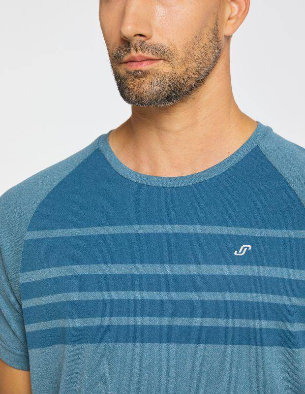 Joy Sportswear T-Shirt TINO Sportives Shirt Mit Streifenprint