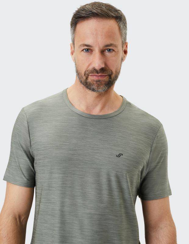 Joy Sportswear T-Shirt VITUS Frischer Look Durch Meliertes Material