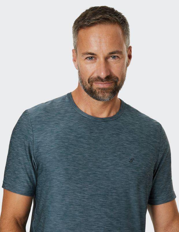 Joy Sportswear T-Shirt VITUS Frischer Look Durch Meliertes Material