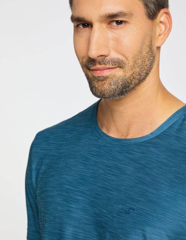 Joy Sportswear T-Shirt VITUS Frischer Look Durch Meliertes Material