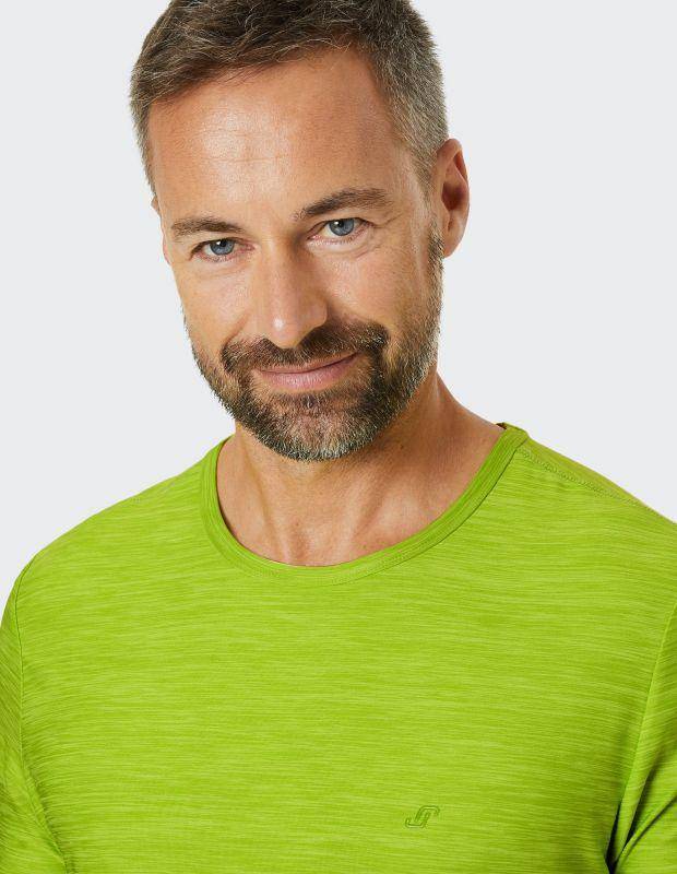 Joy Sportswear T-Shirt VITUS Frischer Look Durch Meliertes Material