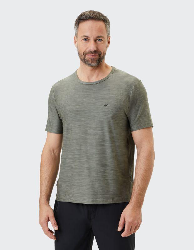 Joy Sportswear T-Shirt VITUS Frischer Look durch meliertes Material