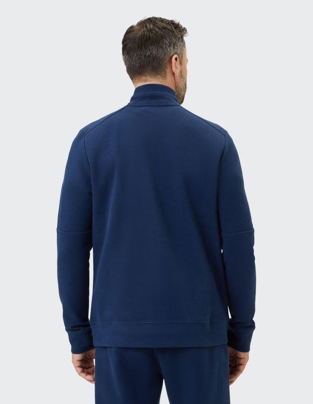 Joy Sportswear Troyer WENKO Sportiver Troyer Im Denim Look