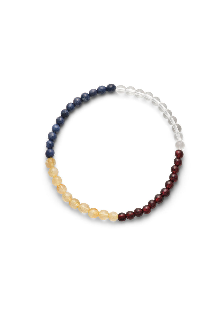 JUKSEREI BIRTHSTONE BUNGEE BRACELET · CUSTOMIZED