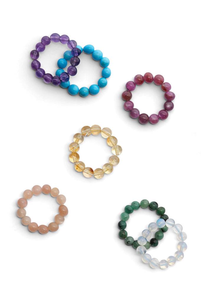 JUKSEREI BIRTHSTONE BUNGEE RING