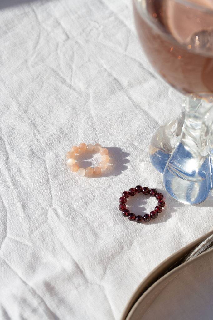 JUKSEREI BIRTHSTONE BUNGEE RING