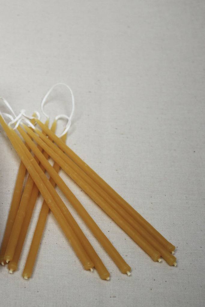 JUKSEREI BISTAD · BEESWAX BIRTHDAY CANDLES 10PAX