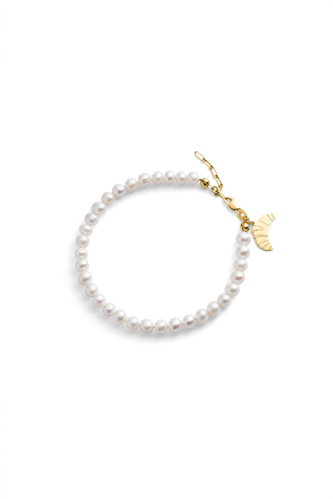 JUKSEREI CROISSANT PEARL BRACELET